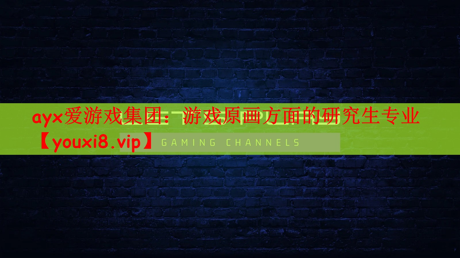 ayx爱游戏集团：游戏原画方面的研究生专业