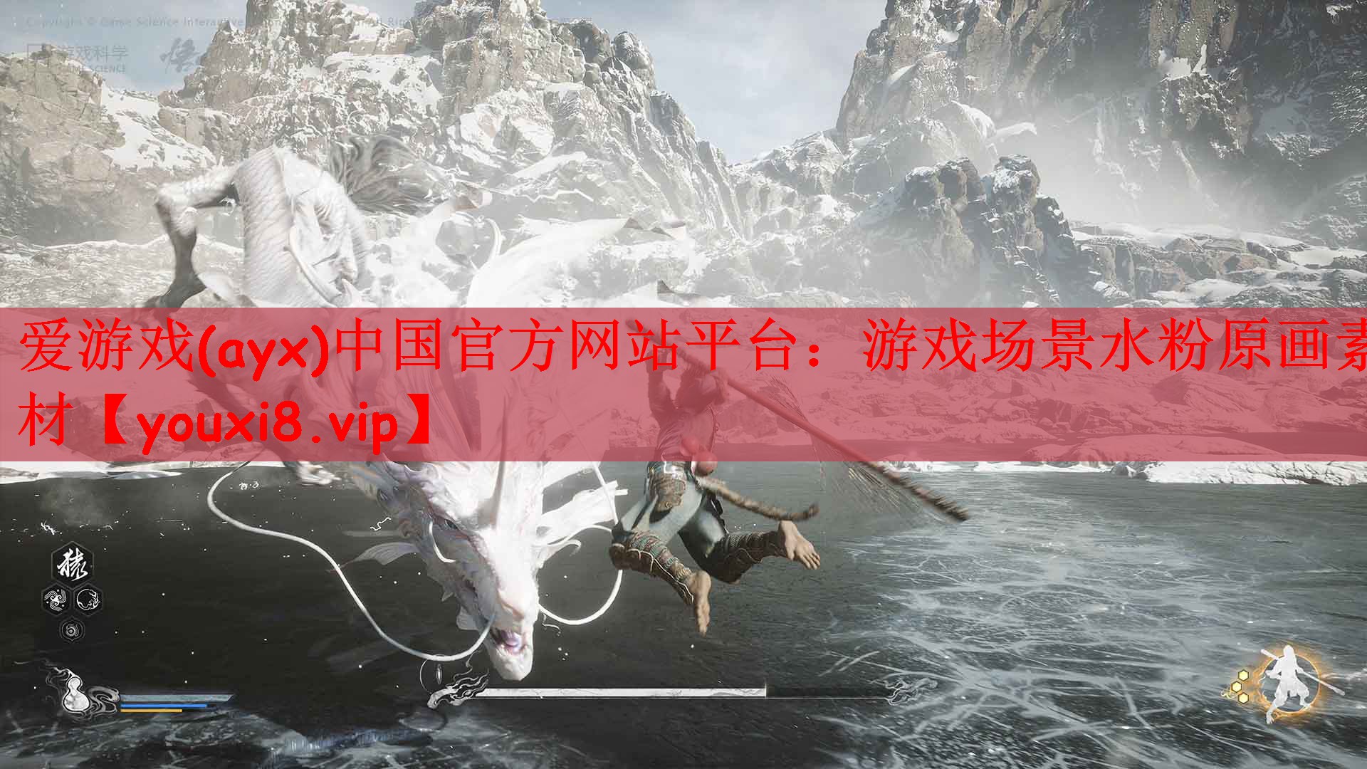 游戏场景水粉原画素材